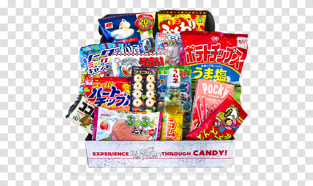 Japan Crate Attack On Titan, Sweets, Food, Confectionery, Candy Transparent Png