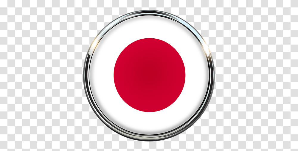 Japan Flag Country Free Image On Pixabay Circle, Symbol, Bowl, Beverage, Drink Transparent Png