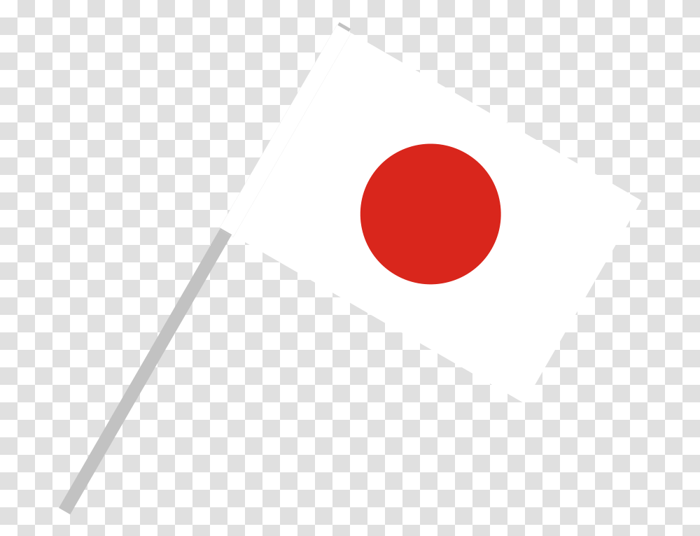 Japan Flag With Pole, Business Card, Lighting, Triangle Transparent Png