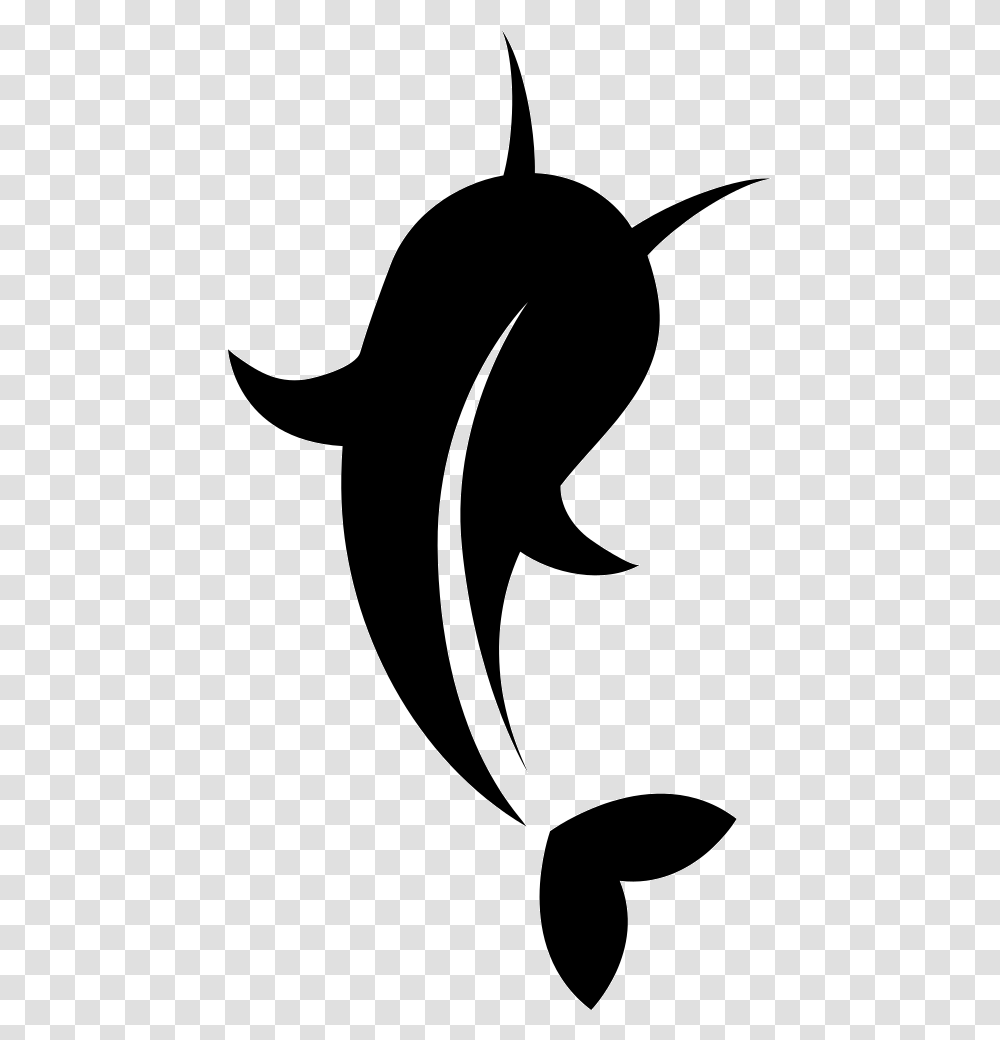 Japan Koi Fish Icon Free Download, Silhouette, Stencil, Animal Transparent Png
