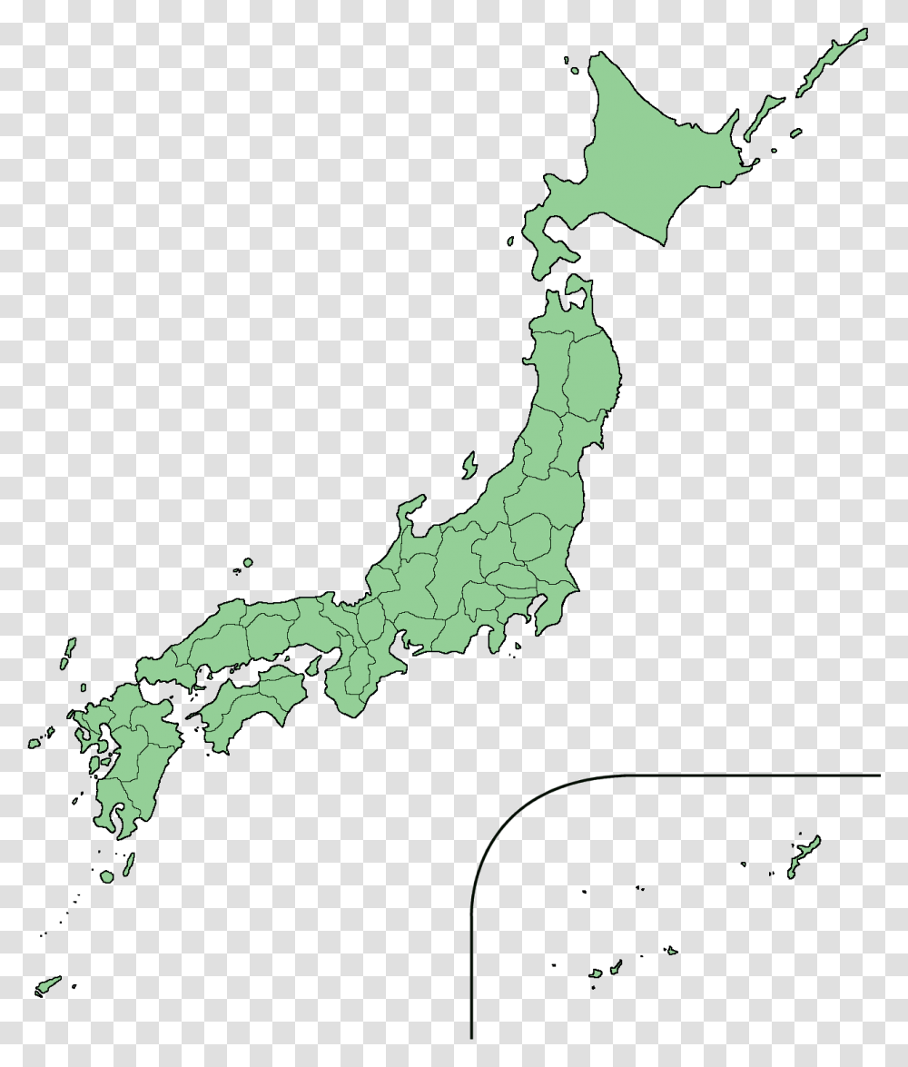 Japan Large Trans, Plot, Diagram, Map, Atlas Transparent Png