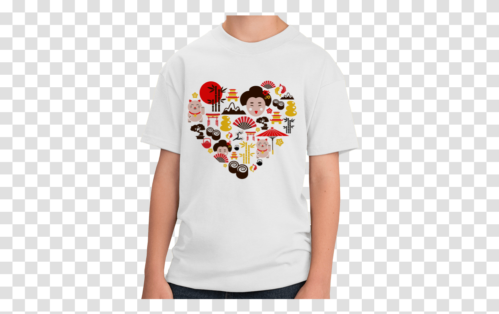 Japan Love Tokyo Culture Heritage Pride Efa Icon, Clothing, Apparel, Sleeve, T-Shirt Transparent Png