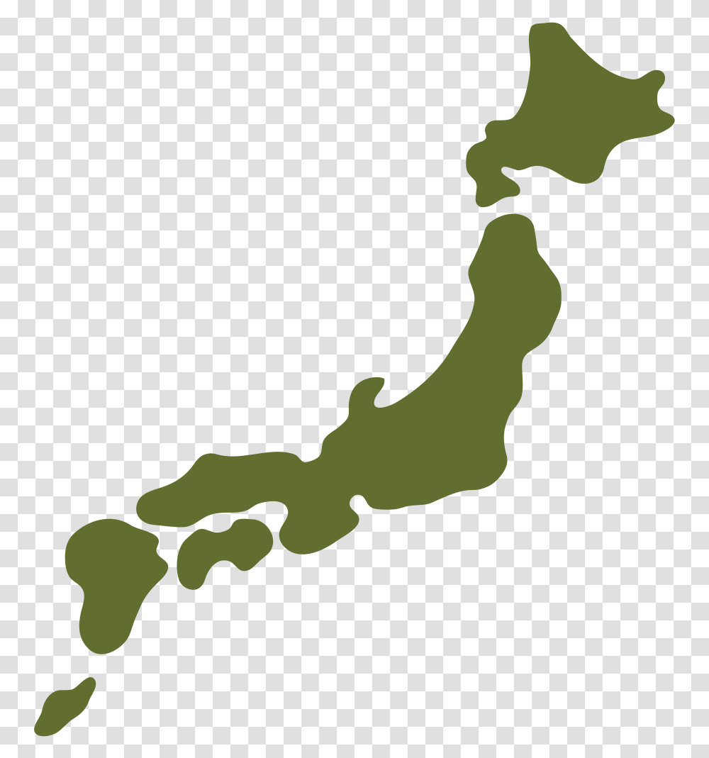 Japan Map Clipart, Footprint, Animal, Silhouette Transparent Png