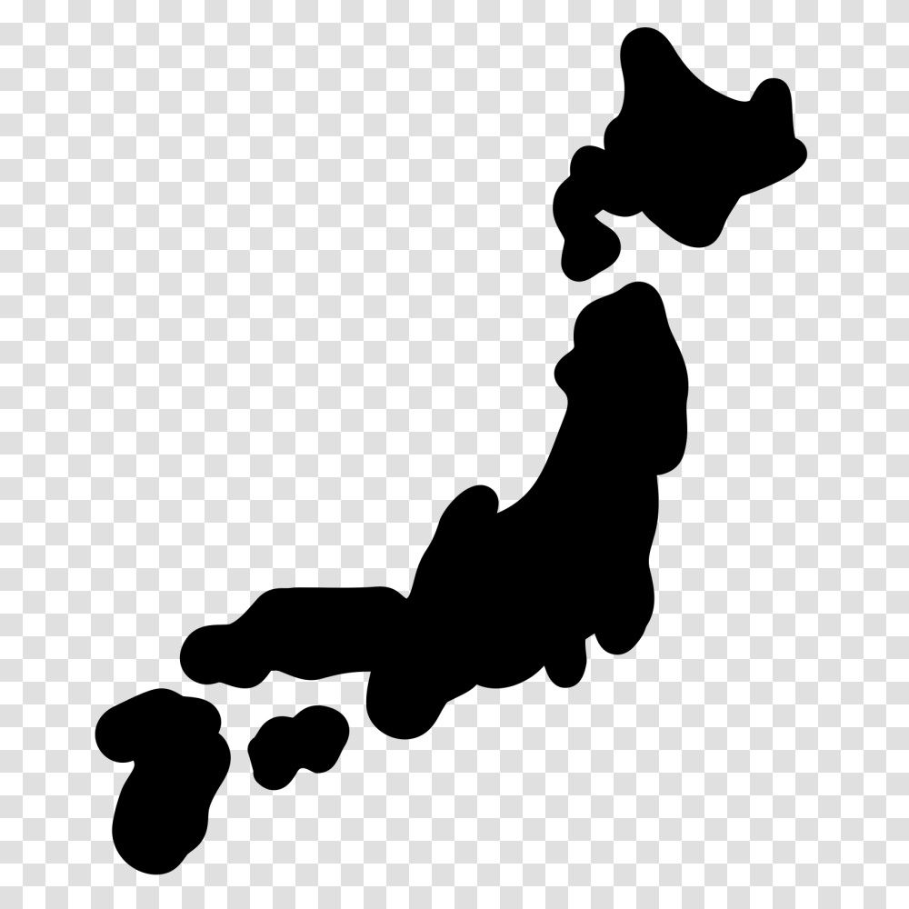 Japan Map Filled Icon, Gray, World Of Warcraft Transparent Png