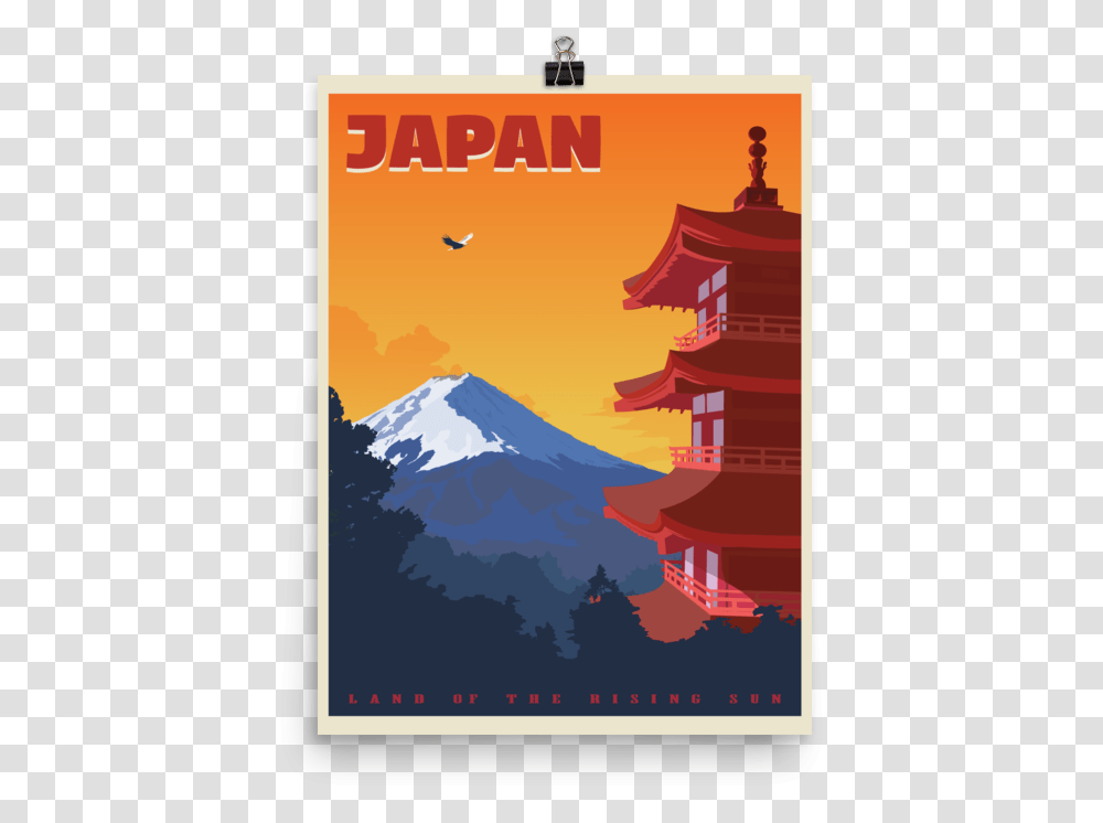 Japan Poster, Advertisement, Nature, Worship, Architecture Transparent Png