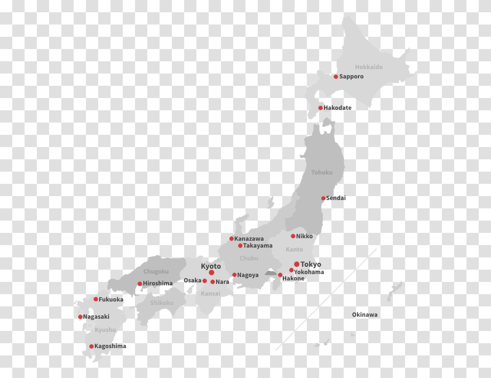 Japan Regional Rail Passes, Map, Diagram, Plot, Atlas Transparent Png