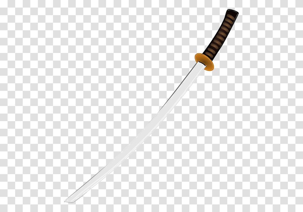 Japan Samurai Sword Image, Blade, Weapon, Weaponry, Stick Transparent Png