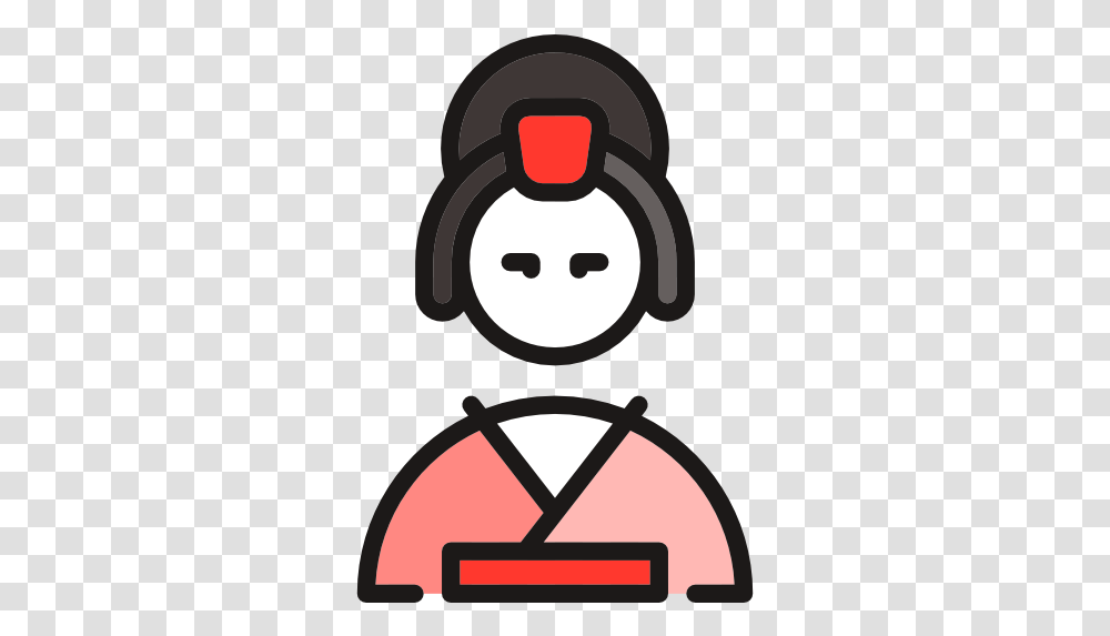 Japan Woman Geisha People Japanese Icon Geisha Icon, Art, Graphics, Sport, Sports Transparent Png