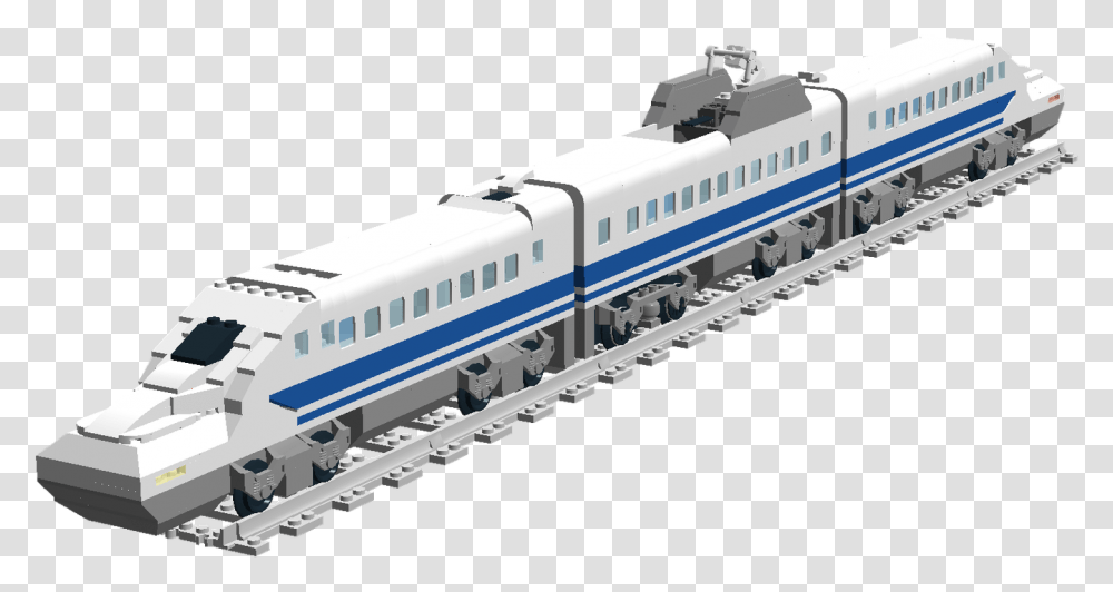 Japanese Bullet Train Lego, Vehicle, Transportation, Locomotive, Railway Transparent Png