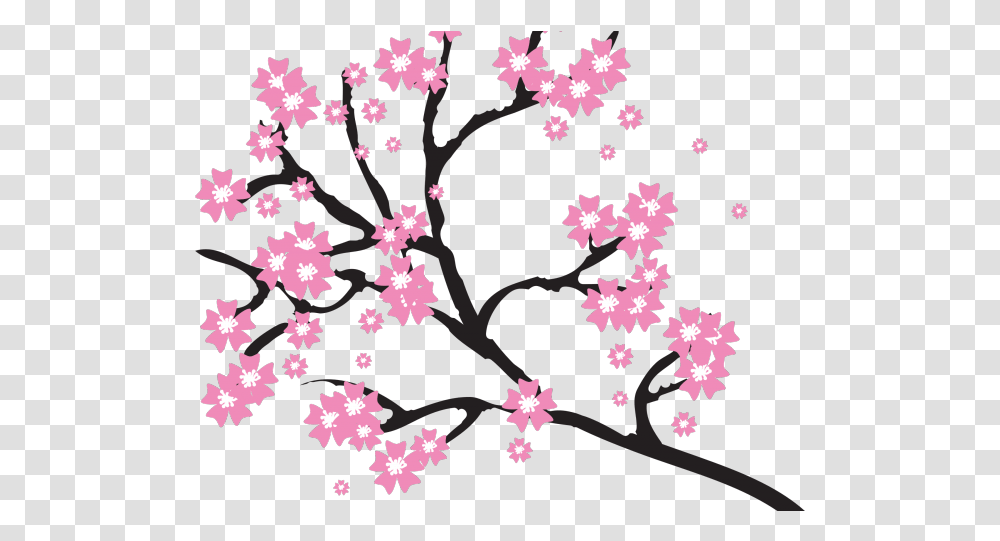 Japanese Cherry Blossom Clipart, Plant, Floral Design, Pattern Transparent Png