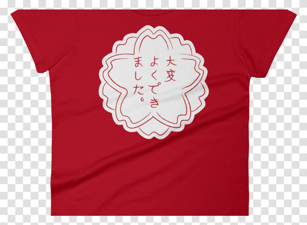 Japanese Cherry Blossom Emoji, Apparel, Sleeve, Shirt Transparent Png