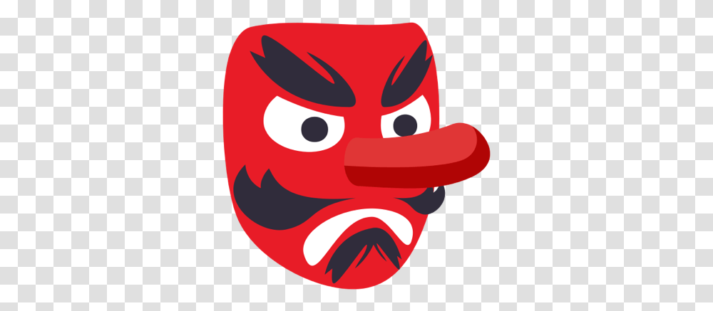 Japanese Clipart Character Red Face Japanese Emoji, Angry Birds, Pac Man Transparent Png