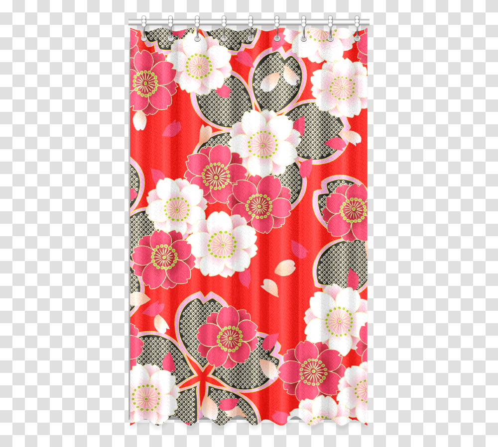 Japanese Curtain, Rug, Shower Curtain, Pattern Transparent Png