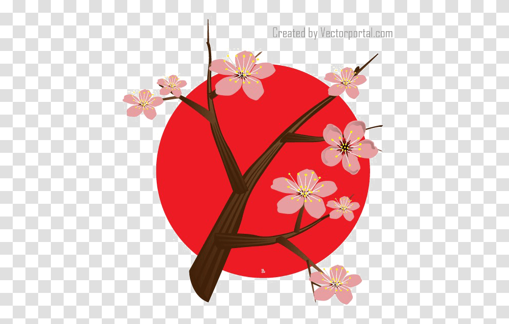 Japanese Designs File Japan Cherry Blossom Logo, Pattern, Floral Design Transparent Png