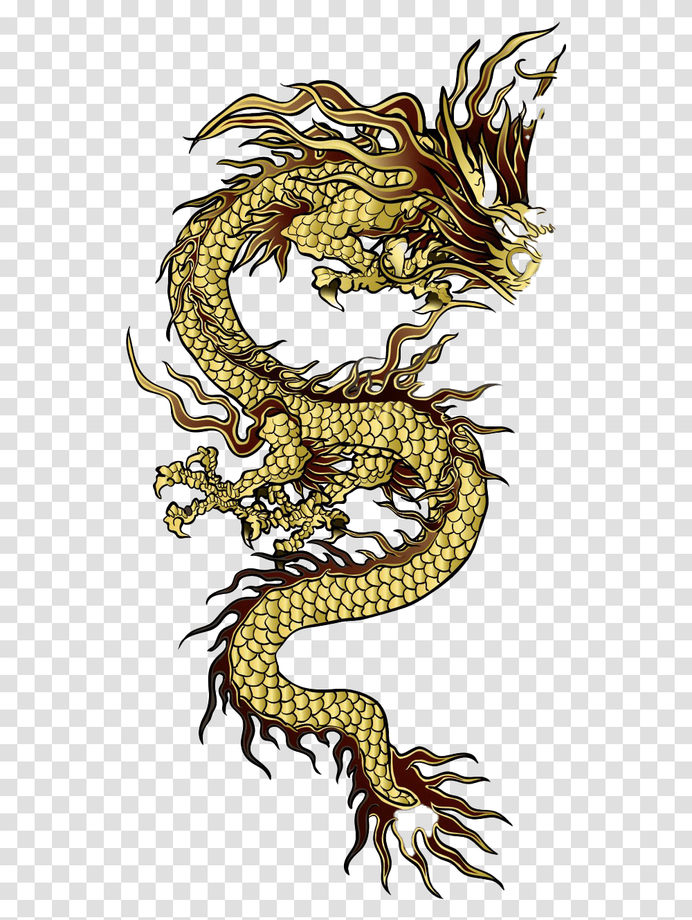 Japanese Dragon Image Asian Dragon Tattoo Design,  Transparent Png