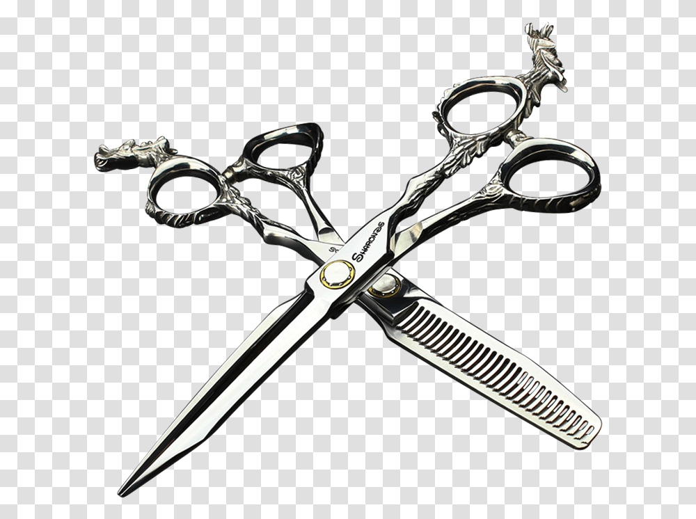Japanese Dragon Sharonds 6 Dragon Series Japanese Solid, Scissors, Blade, Weapon, Weaponry Transparent Png