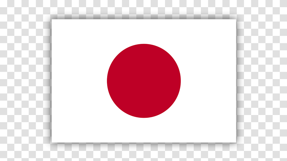 Japanese Flag Sticker Japan Flag With Outline, Logo, Trademark Transparent Png