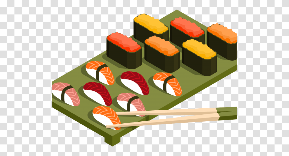 Japanese Food Clipart Cute Background Sushi Food Clipart, Bomb, Weapon, Weaponry Transparent Png