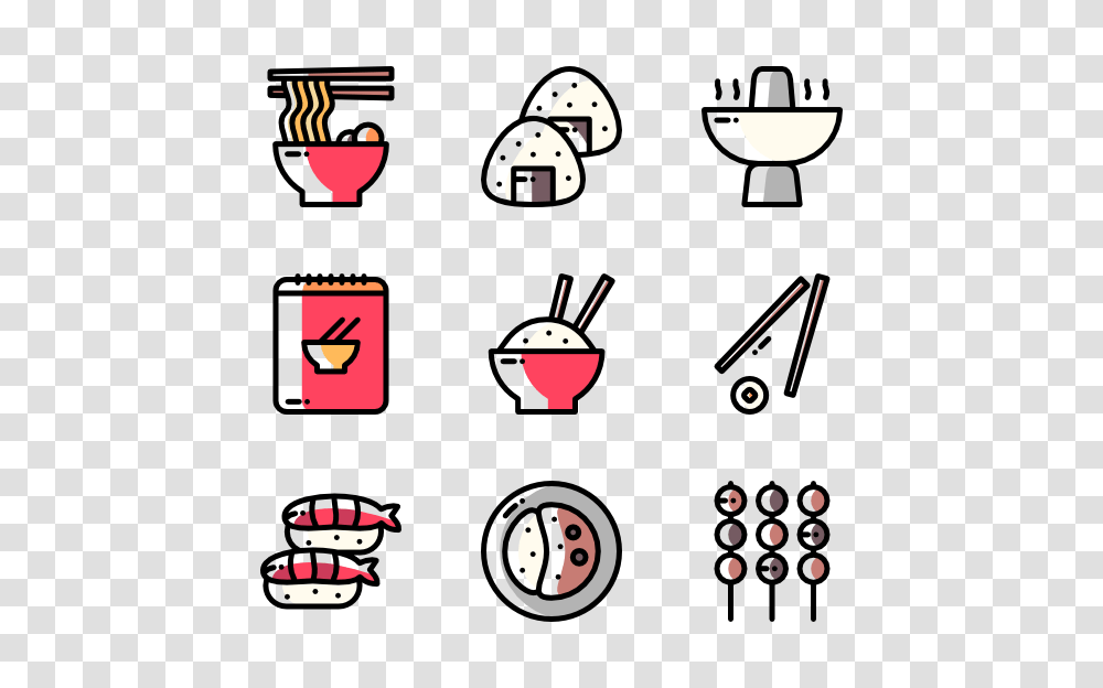 Japanese Food Icons, Helmet, Apparel Transparent Png