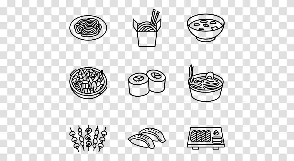 Japanese Food Japanese Food Icon Vector, Gray, World Of Warcraft Transparent Png