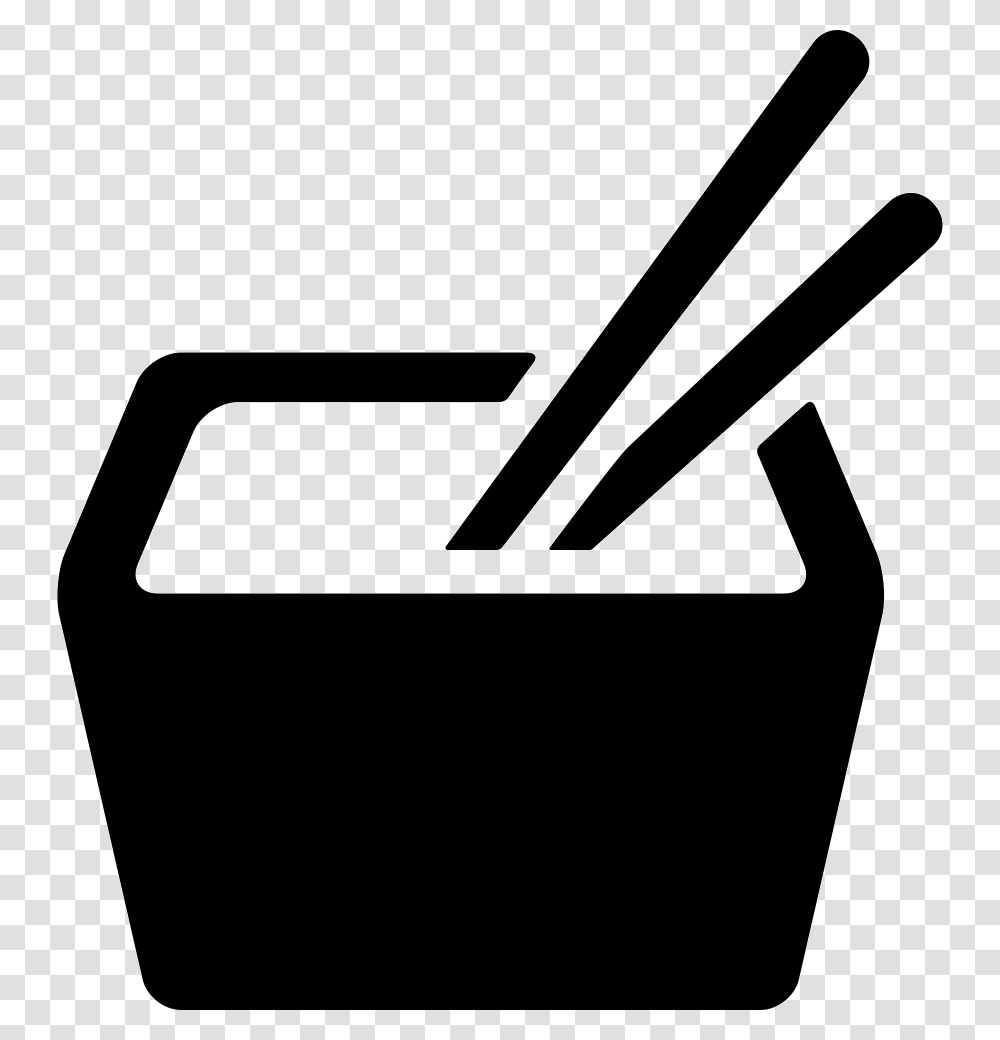 Japanese Food With Chopsticks Icon Free Japanese Food Box, Ashtray, Stencil, First Aid Transparent Png