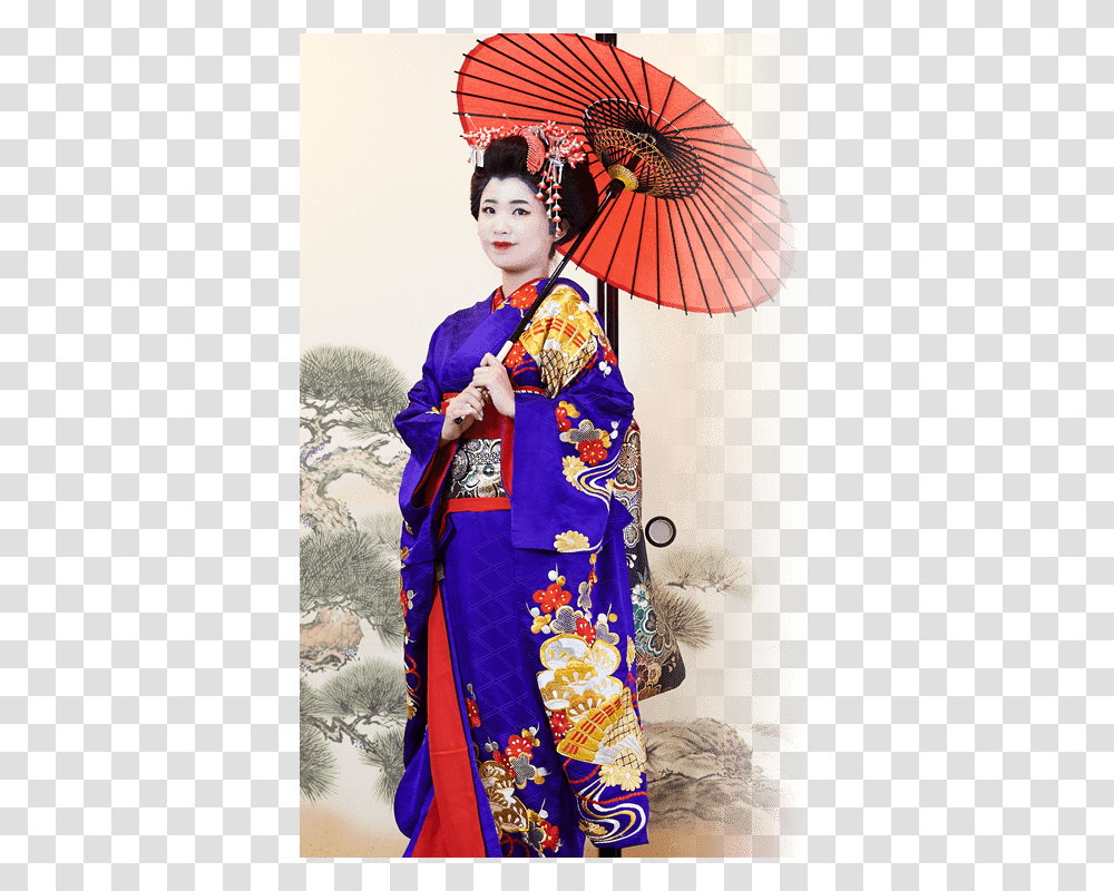 Japanese Geisha, Apparel, Robe, Fashion Transparent Png