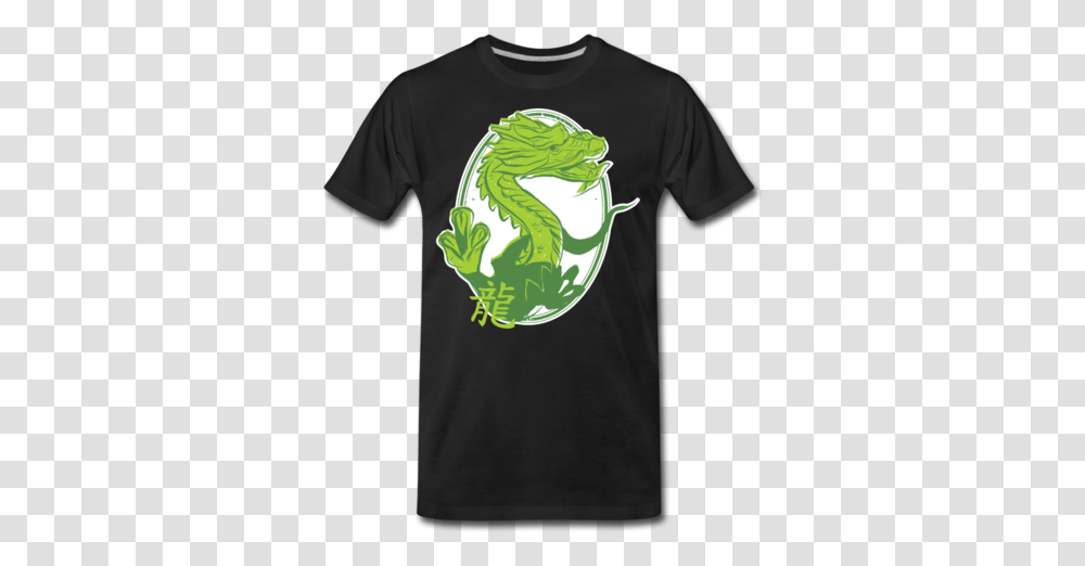 Japanese Green Dragon T Shirt Unisex Funny Graphic Tee Supa Strikas T Shirt, Clothing, T-Shirt, Animal, Person Transparent Png
