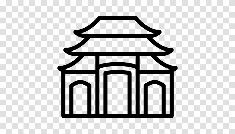 Japanese Japan Shinto Monuments Shrine Icon, Gray, World Of Warcraft Transparent Png