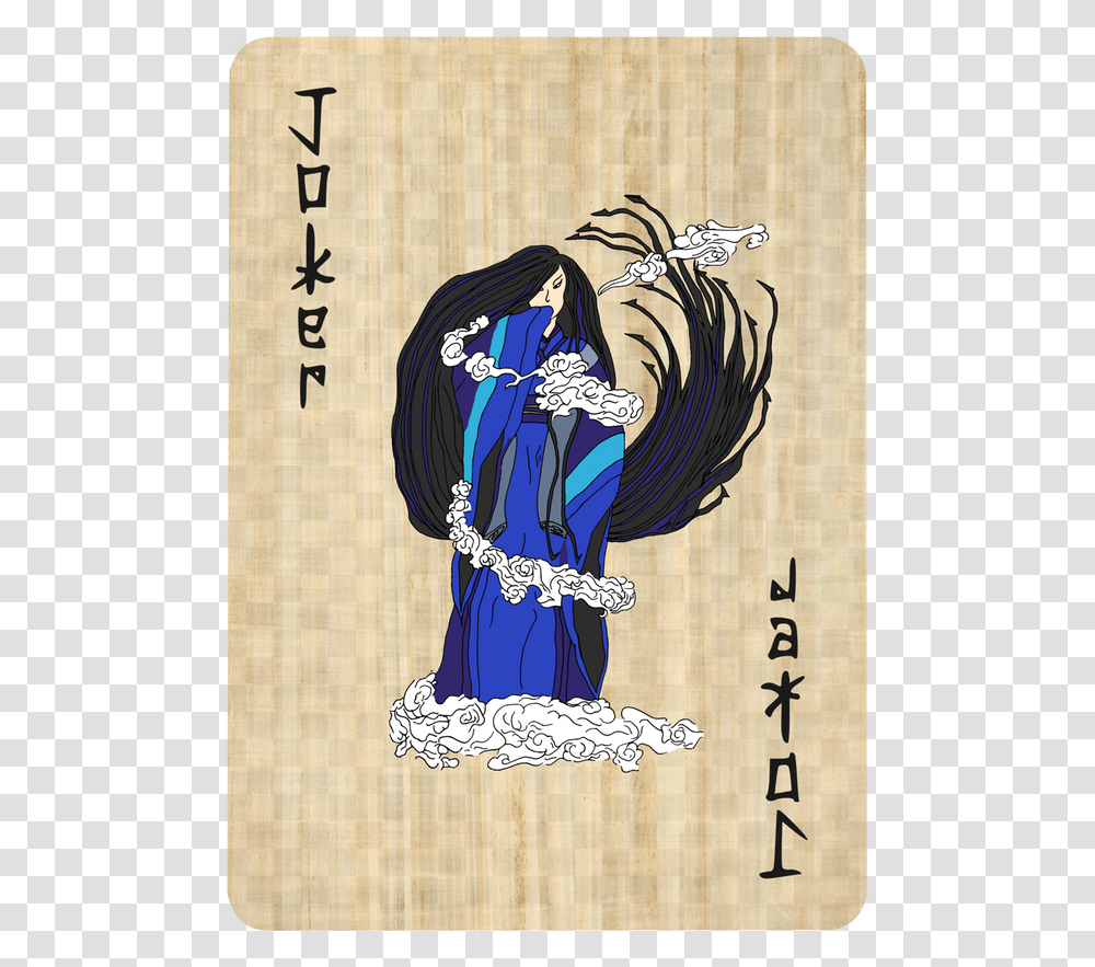 Japanese Joker Card, Book Transparent Png