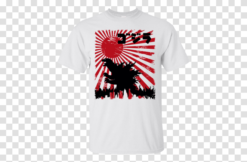 Japanese Monster Godzilla Shirt, Apparel, T-Shirt Transparent Png