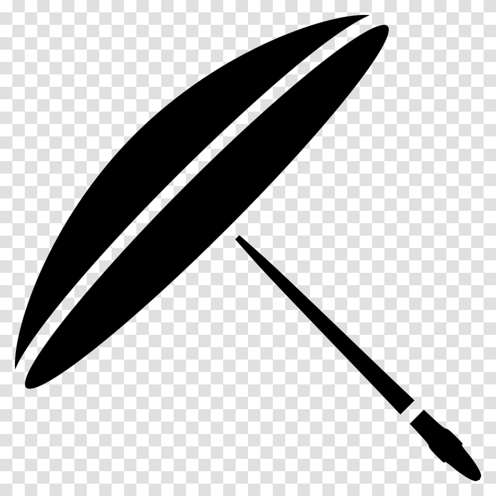 Japanese Paper Umbrella Lance, Weapon Transparent Png