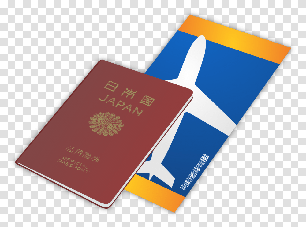 Japanese Passport And Ticket Clip Arts, Id Cards, Document, Label Transparent Png