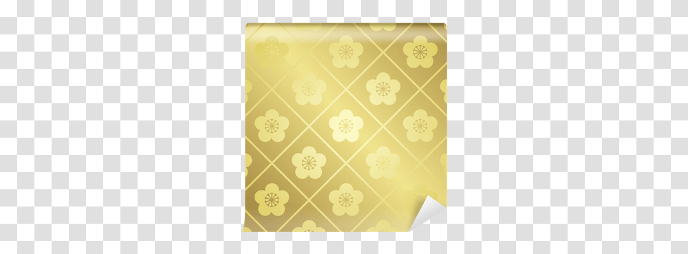 Japanese Pattern Gold Vector Wall Mural • Pixers We Live To Change Motif, Rug, Graphics, Art Transparent Png