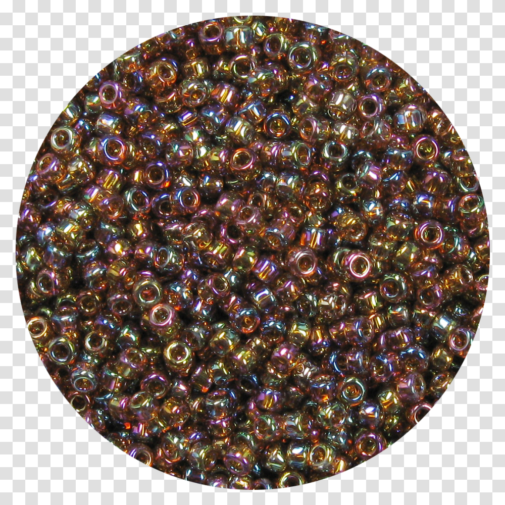 Japanese Seed Bead Dark Smoke Topaz Ab 257 Circle, Ornament, Accessories, Accessory, Jewelry Transparent Png