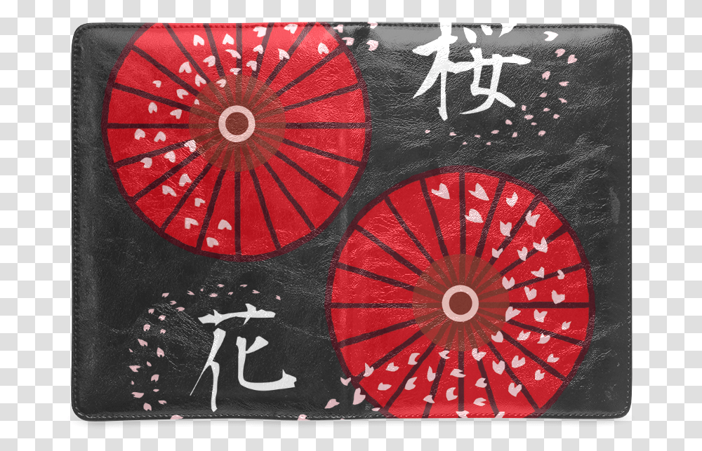 Japanese Umbrella Cherry Blossoms Placemat, Rug, Modern Art, Spiral Transparent Png