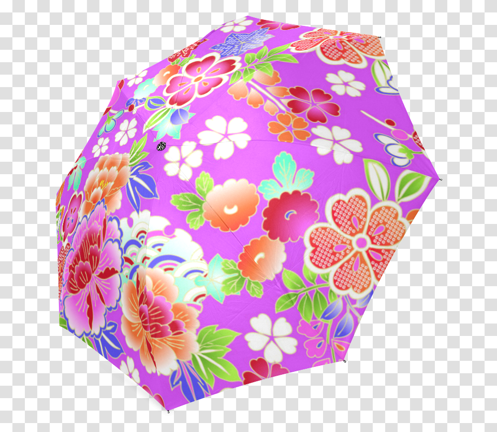 Japanese Umbrella Japanese Floral Kimono Pattern Umbrella, Apparel, Rug, Shorts Transparent Png