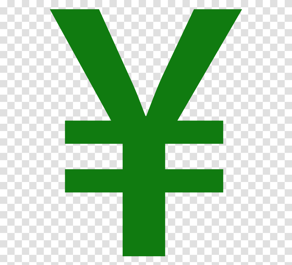 Japanese Yen Symbol Japanese Yen, Logo, Trademark, Cross, Plant Transparent Png