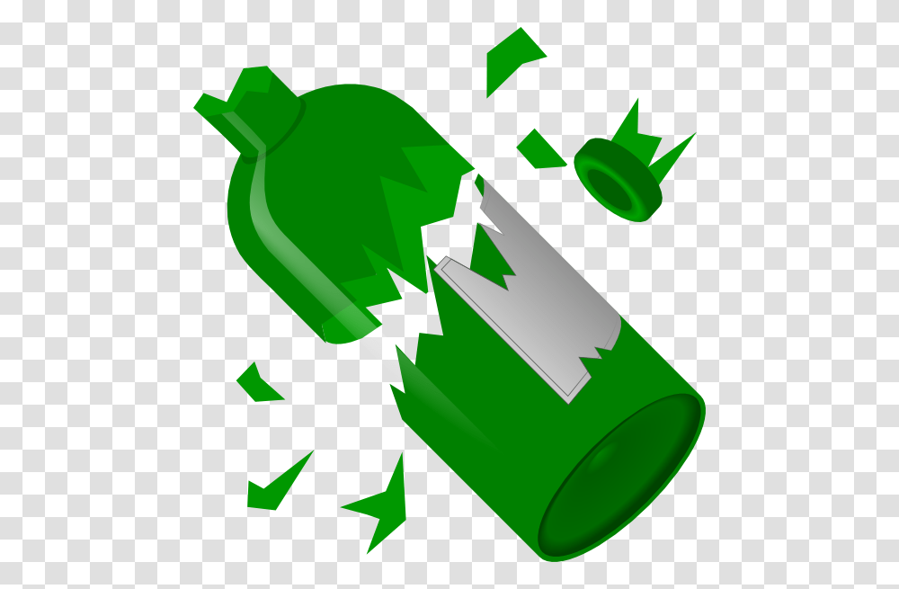 Jar Clipart Broken Glass, Recycling Symbol, Green Transparent Png