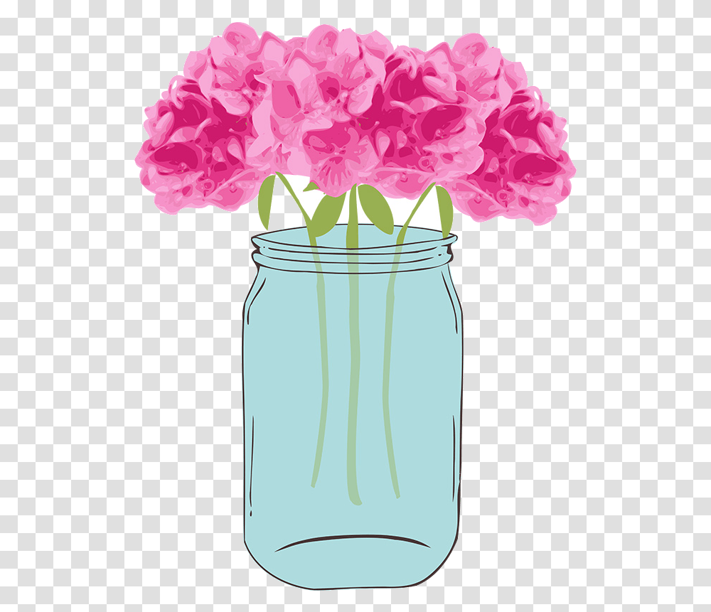 Jar Of Candy Floral Vector With Mason Clip Art Pixel Mason Jar With Flowers Clipart, Plant, Blossom, Geranium, Carnation Transparent Png
