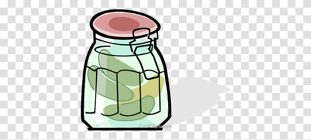 Jar Of Pickles Royalty Free Vector Clip Art Illustration Transparent Png