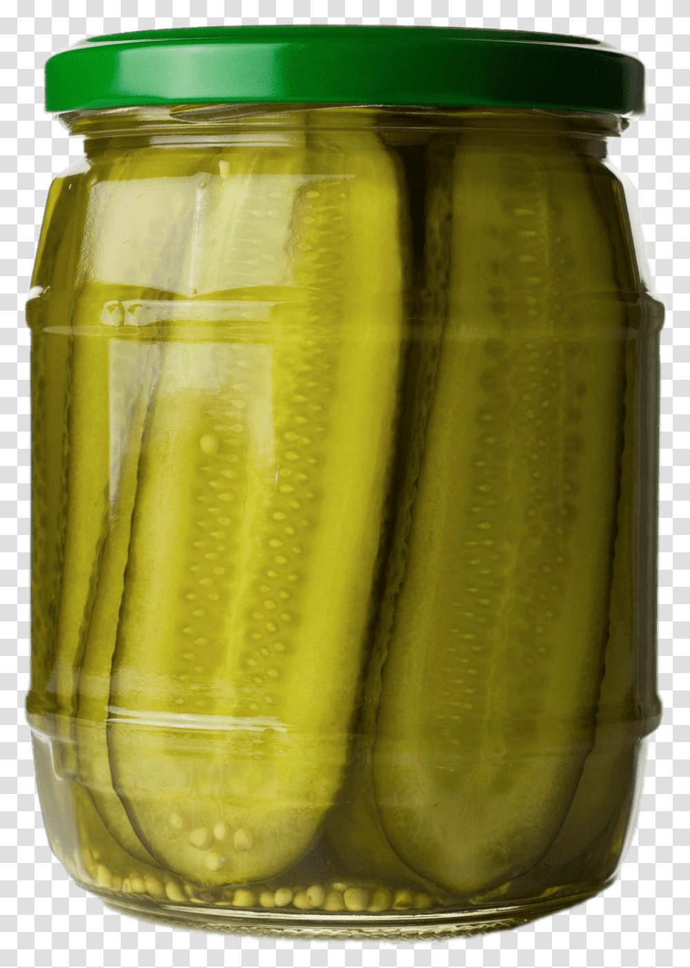 Jar Of Sliced Pickles Jar Of Pickles, Relish, Food, Plant Transparent Png