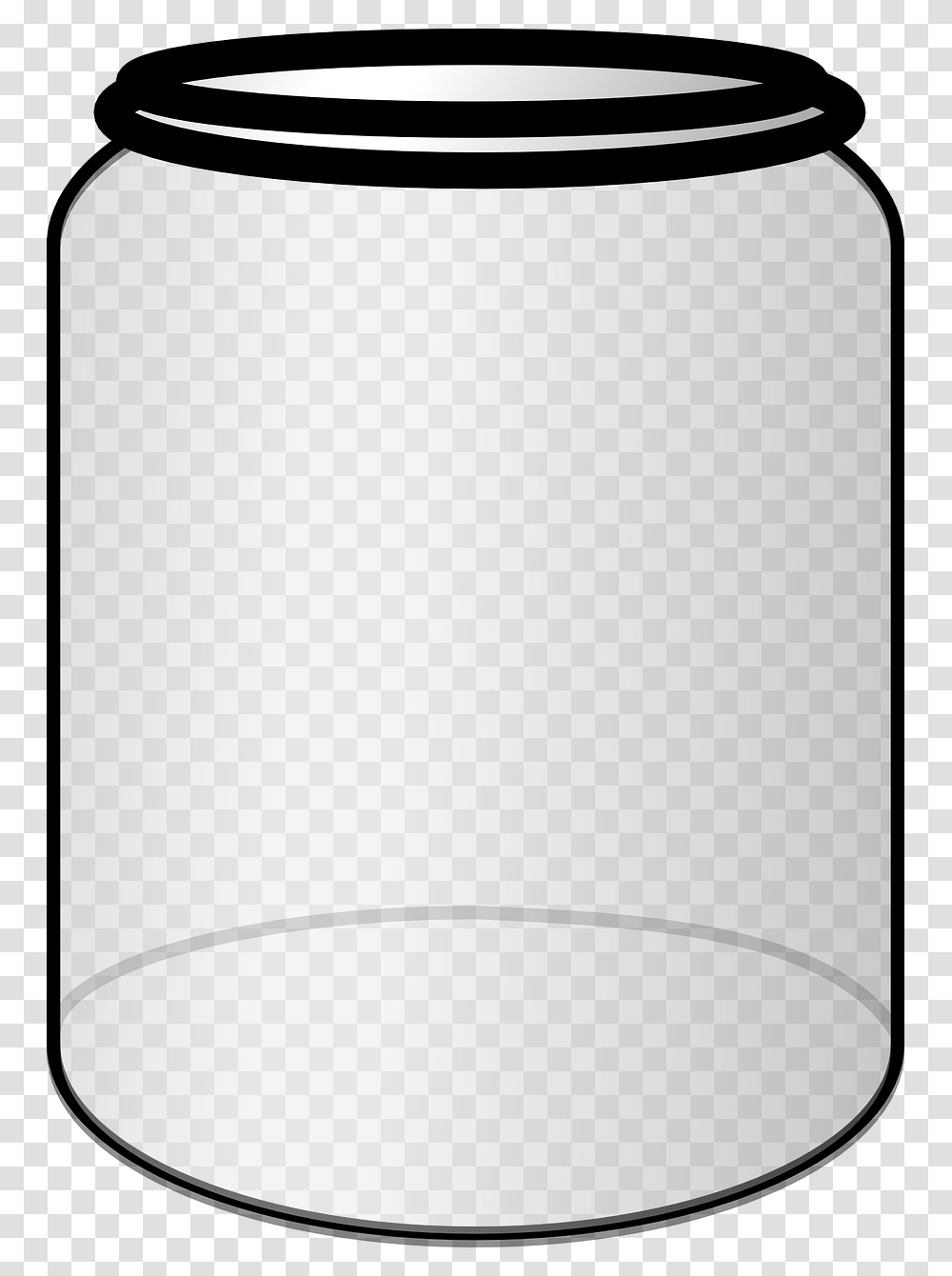 Jar Open Empty Clear Glass, Lamp, Cylinder, Bathtub, Bottle Transparent Png