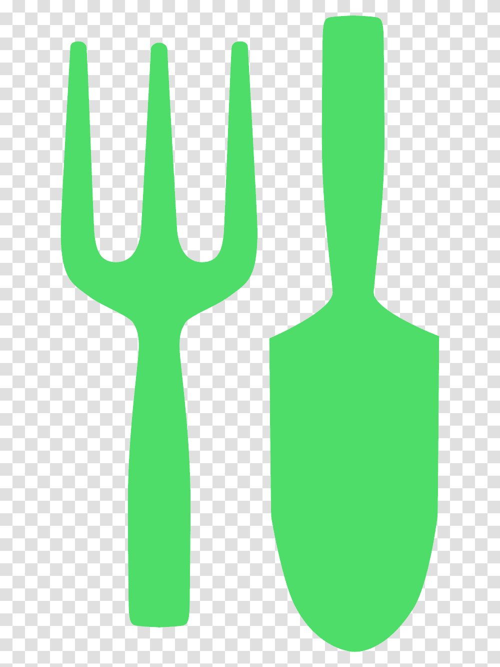 Jardinagem Vetor, Fork, Cutlery, Spoon Transparent Png