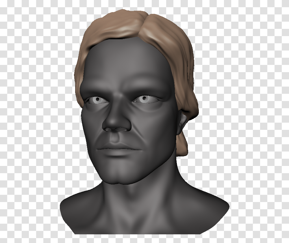 Jared Padaleckisam Winchester Likeness - Polycount Hair Design, Head, Face, Person, Human Transparent Png