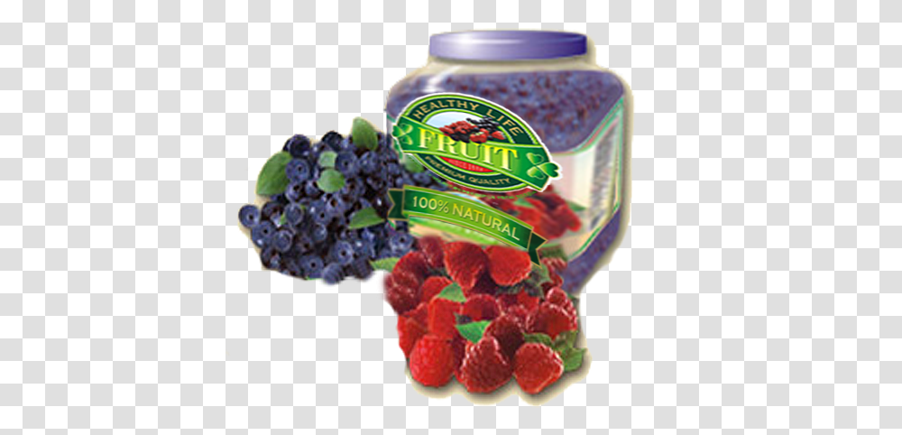Jarred Compote Raspberry With Blueberry Fruit Production Seedless Fruit, Plant, Food Transparent Png