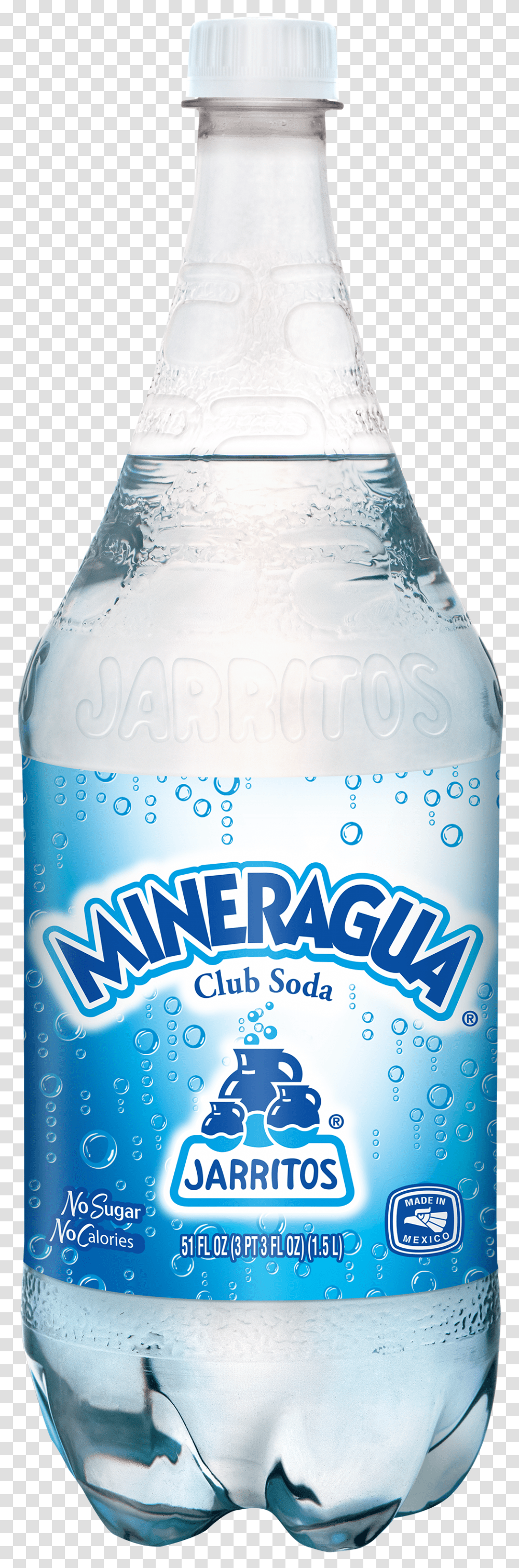 Jarritos Mineragua Club Soda Glass Bottle, Mineral Water, Beverage, Water Bottle, Drink Transparent Png