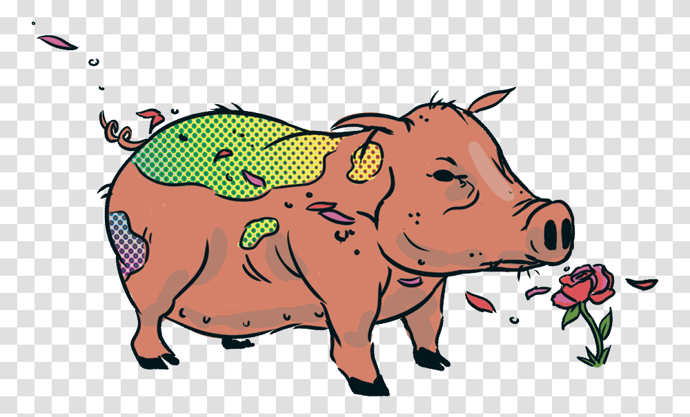 Jarrybriefs Vegan Pig Domestic Pig, Hog, Mammal, Animal, Boar Transparent Png