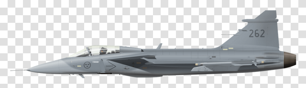 Jas 39 Gripen Side View, Airplane, Aircraft, Vehicle, Transportation Transparent Png