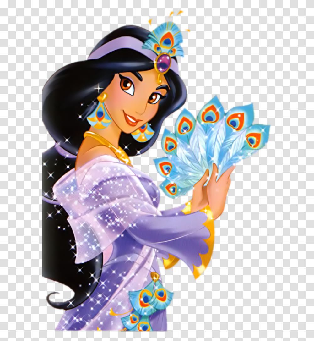 Jasmine Wallpaper Disney Princess, Doll, Floral Design Transparent Png