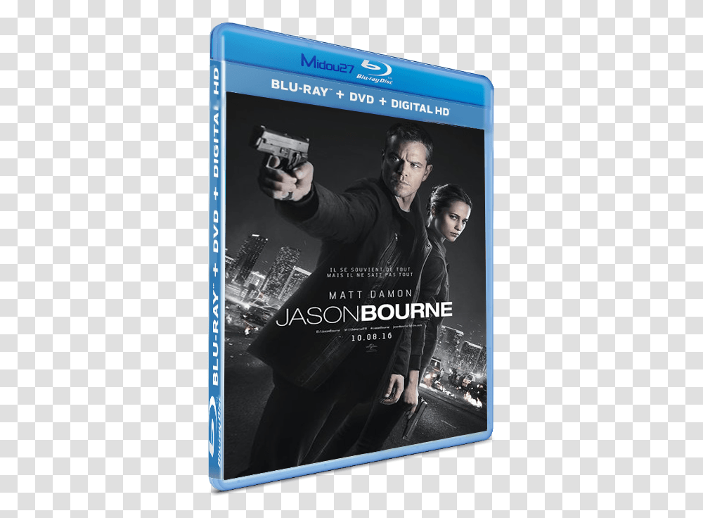 Jason Bourne 2016 Hindi 720p Hdrip, Person, Human, Weapon, Weaponry Transparent Png